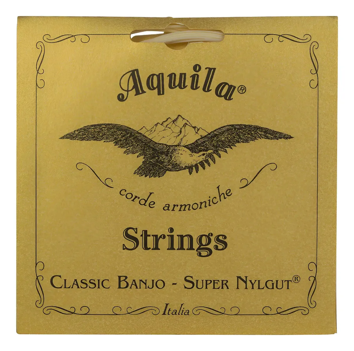 Aquila Nylgut AQ-1b Banjo de média tensão DBGDG-Set De. Cor clara