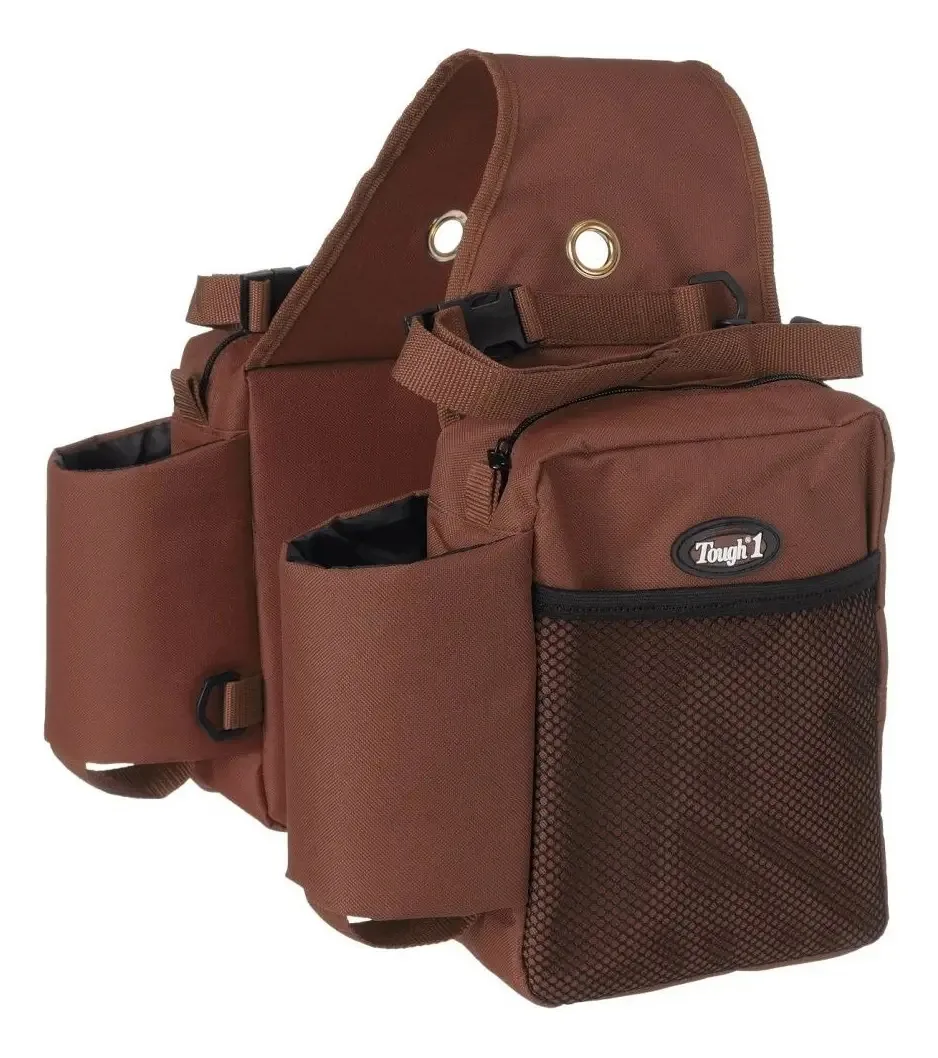 Alforje isolado de café com sacos e porta bebidas para cavalos Tough 1 modelo 61-9392