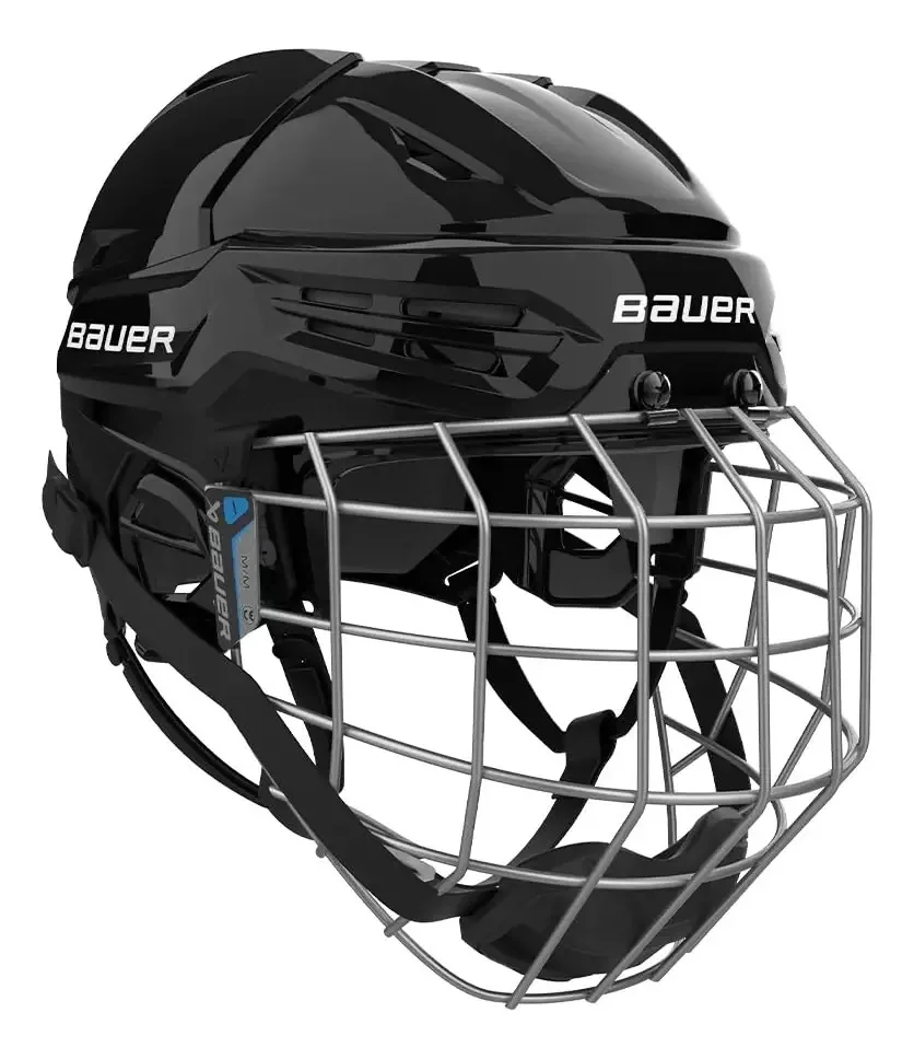 Capacete De Hóquei Bauer Re-akt 55 Senior Com Máscara Facial