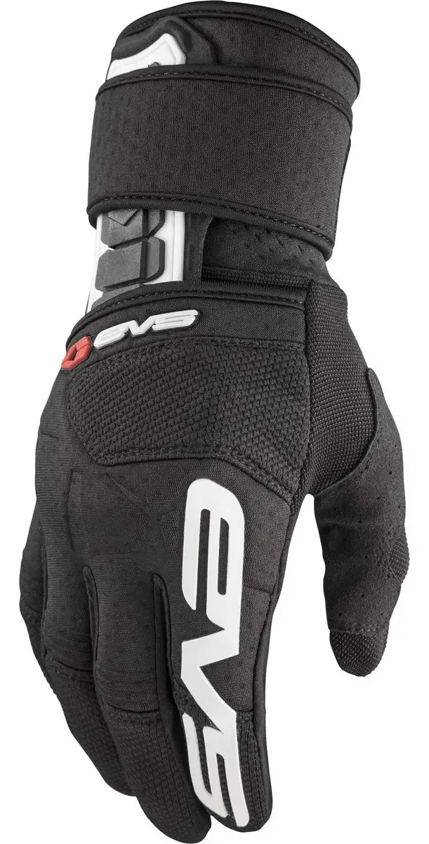 Luvas de pulso Evs Sports (pretas, médias)