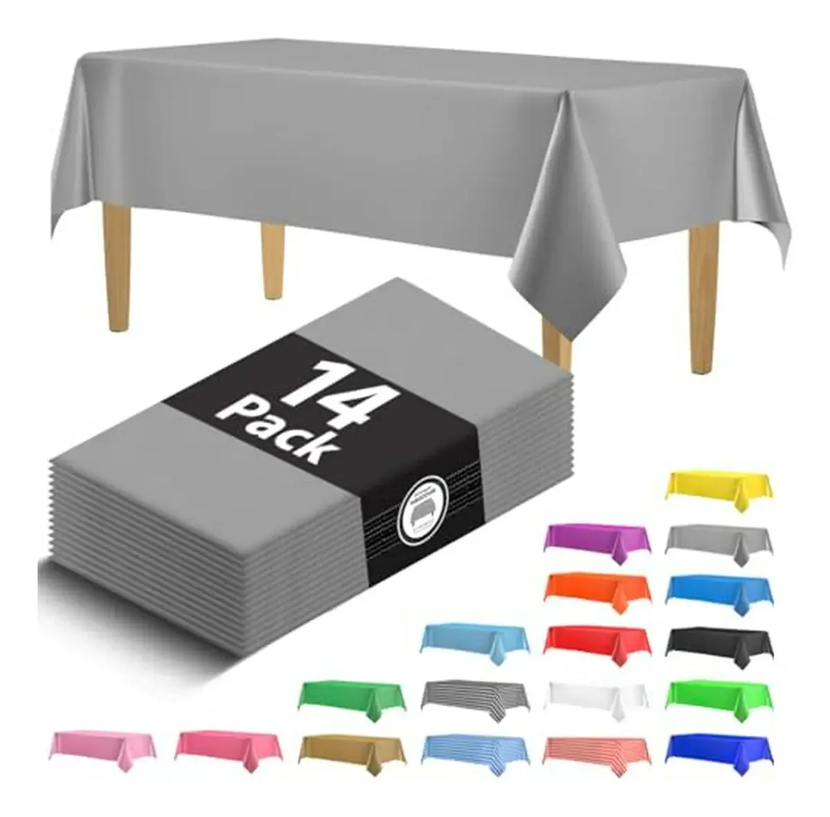 Toalhas de mesa retangulares descartáveis Cm - Premium