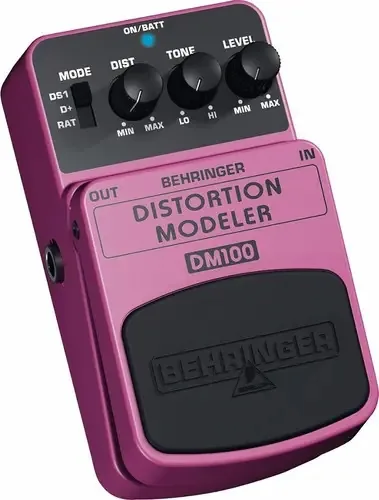 Pedal de modelagem de distorção Behringer Dm-100 3 tipos de efeitos