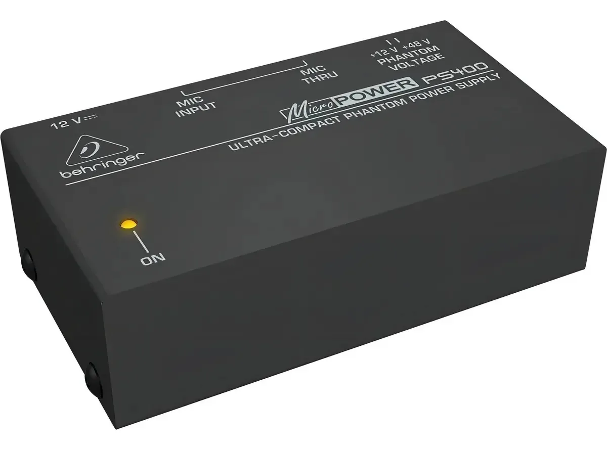 Microfone de alimentação Phantom Behringer Ps400