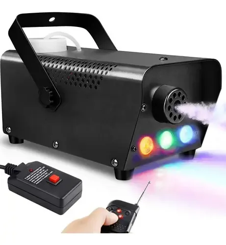 Máquina de fumaça Bylifity G5431 Dj de 500w Com Control Remoto Preto