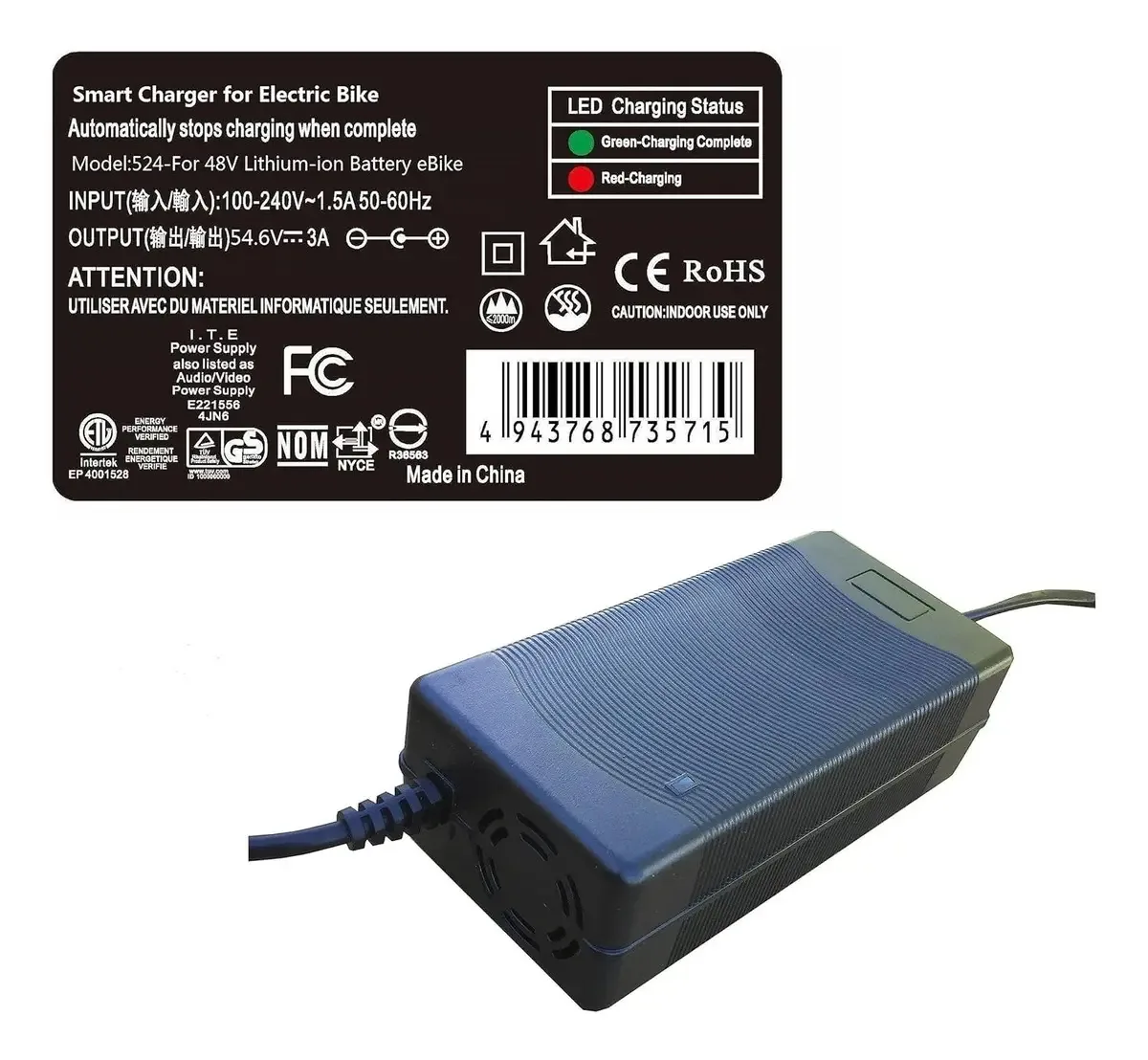Carregador GT POWER 12V para veículos de brinquedo