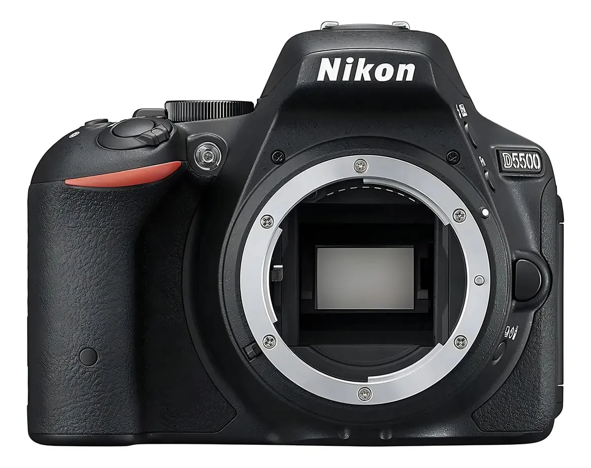 Nikon D5500 DSLR cor preto