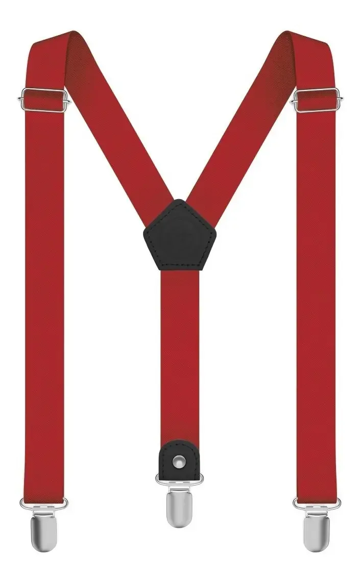 Alças ajustáveis para homens - Cores - Grin Accs Color Red