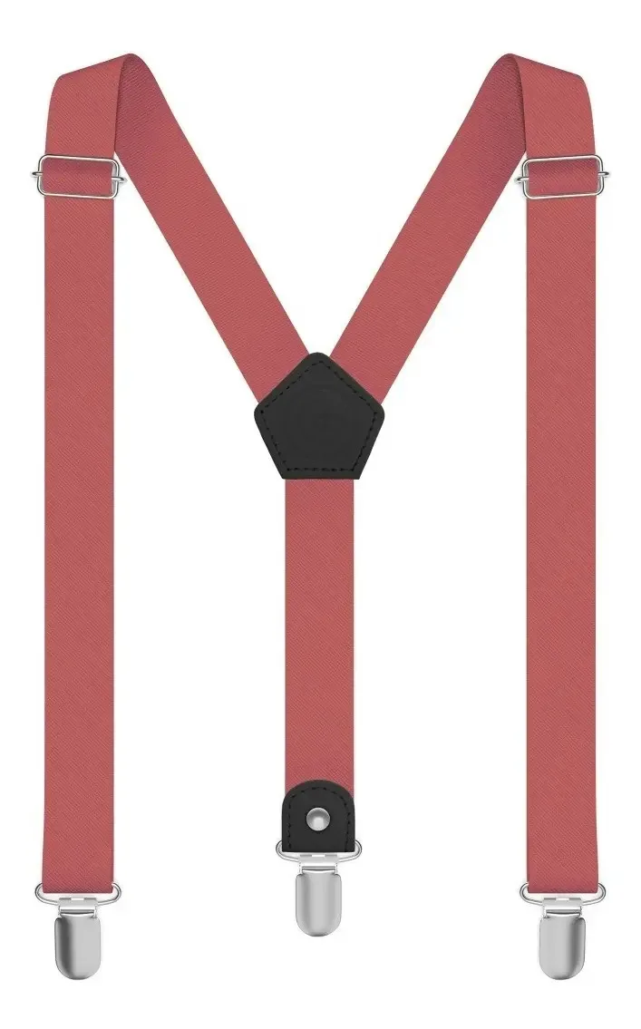 Alças ajustáveis para homens - Cores - Grin Accs Color Coral