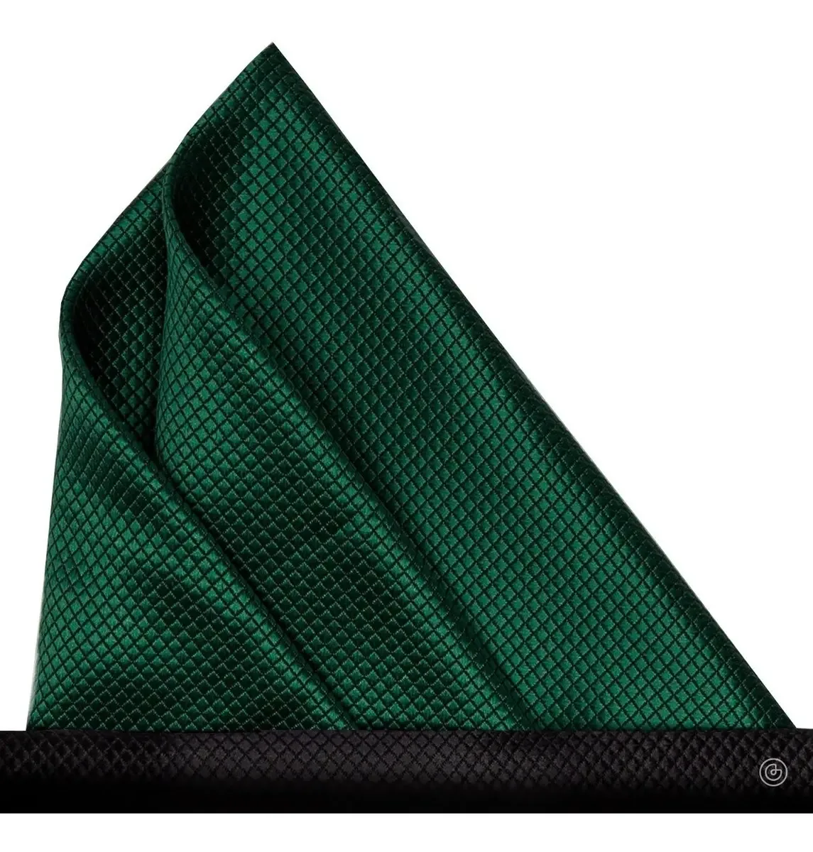 Lenço e terno de bolso masculinos e masculinos — cor verde esmeralda