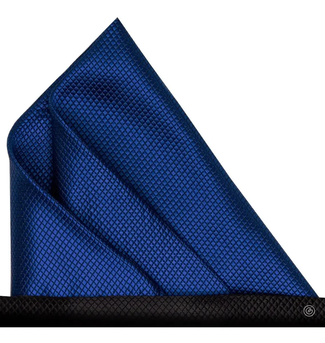 Lenço e terno de bolso masculinos e masculinos — cor azul royal