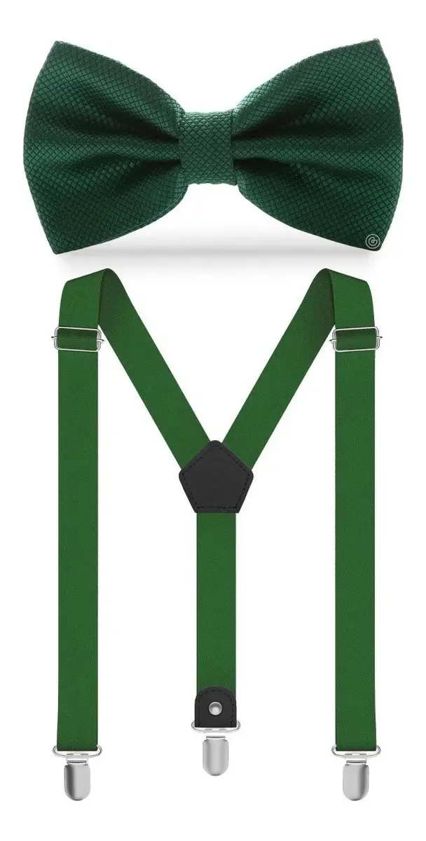 Kit ou conjunto de laços e alças — Cores — Cor Grin Accs — Verde esmeralda