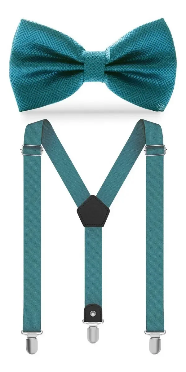 Kit ou conjunto de laços e alças - Cores - Cor Grin Accs: azul turquesa