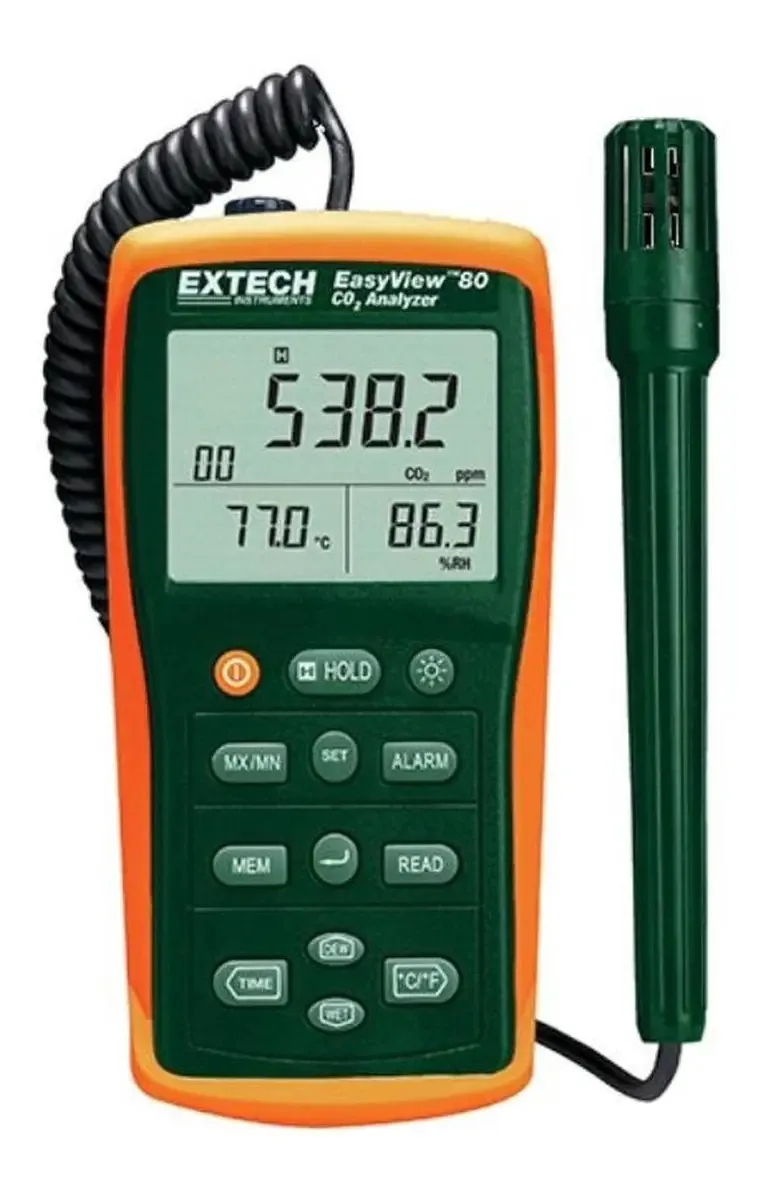 Medidor de CO2 de dióxido de carbono, Mxqta-001, escala de CO2