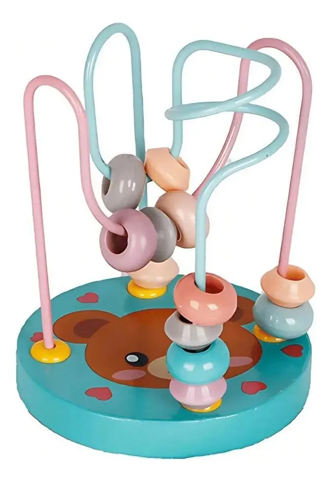 Brinquedo Educativo Mini Aramado Montanha Russa Cor Urso