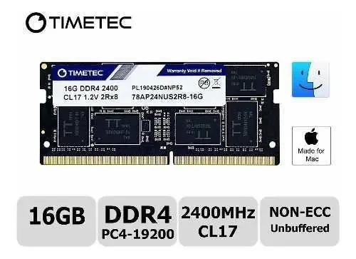 Memória RAM 8GB 1 Timetec 75TT24NU2R8-8G