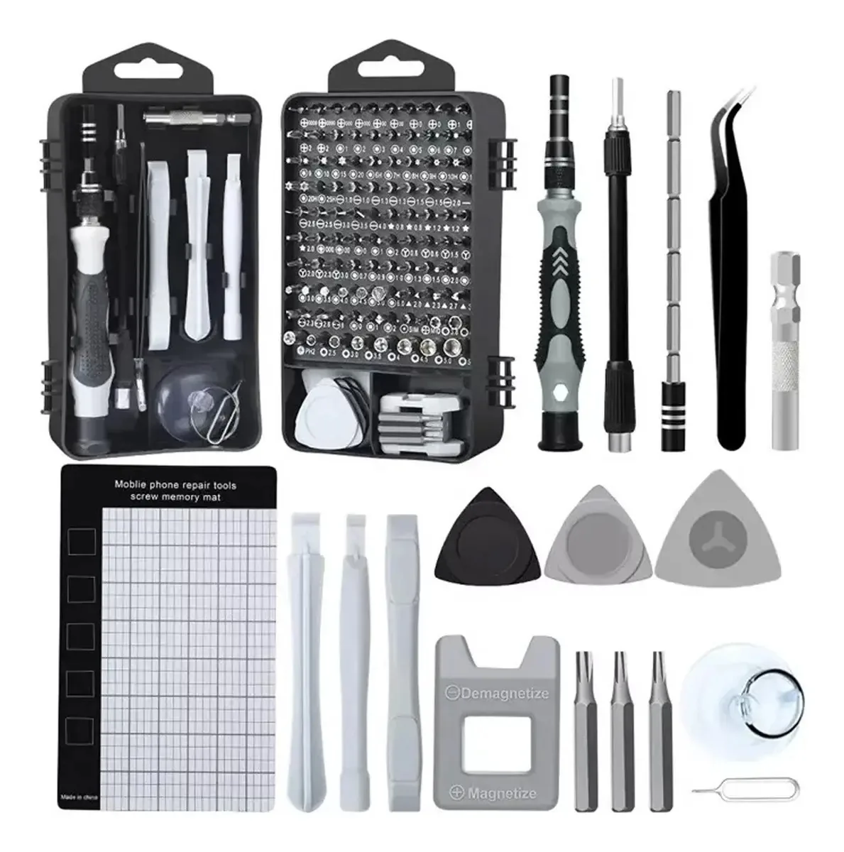 Kit de chave de fenda 115 em 1 - Ferramenta de reparo de chave de fenda