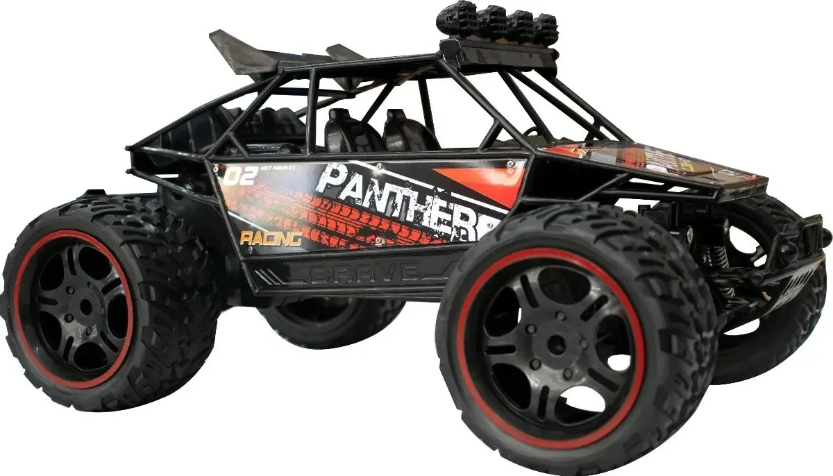 Carro com controle remoto Panther Of Road All Terrain Buggy, cor vermelha
