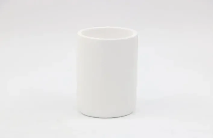 Porta Escova Poli Branco Mate