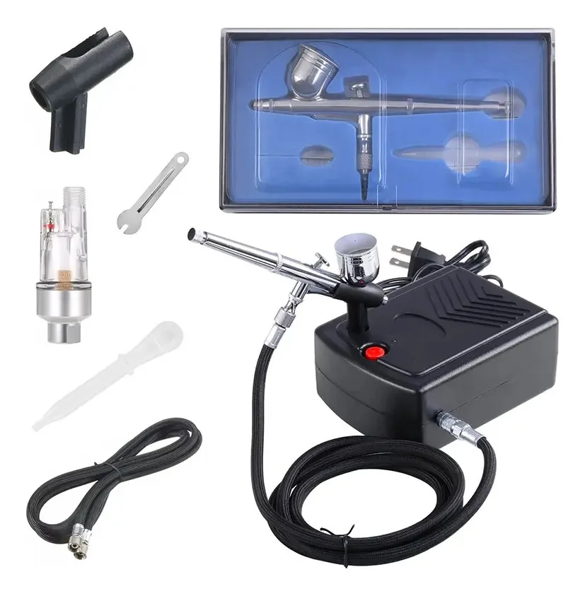 Kit de aerógrafo profissional: mangueira de filtro de compressor