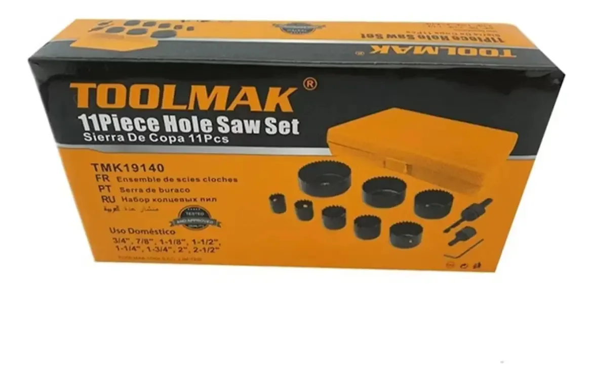 Conjunto de lâminas de serra Toolmak Tmk19140 de 11 unidades