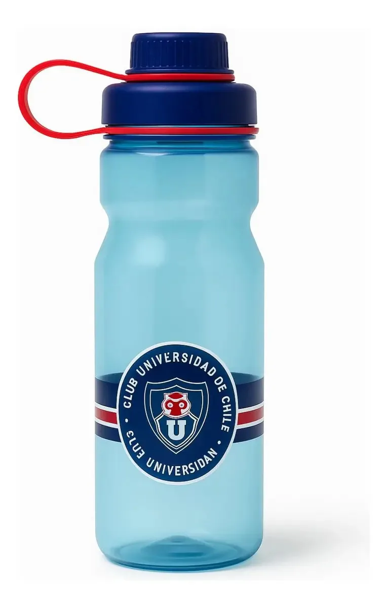 Garrafa de água para bebidas esportivas U De Chile 700ml azul