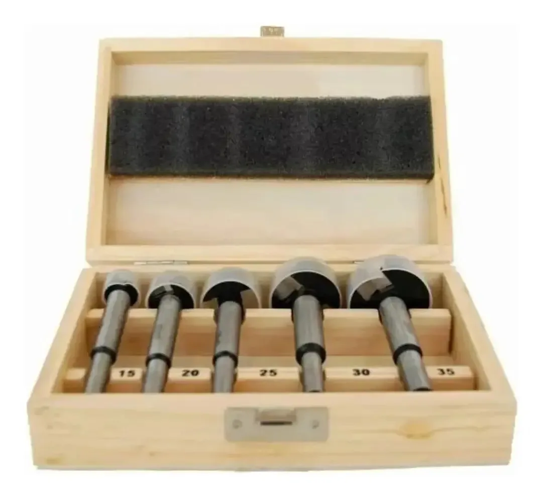 Conjunto de furadeiras para madeira Toolmak de 5 peças da Fortsner