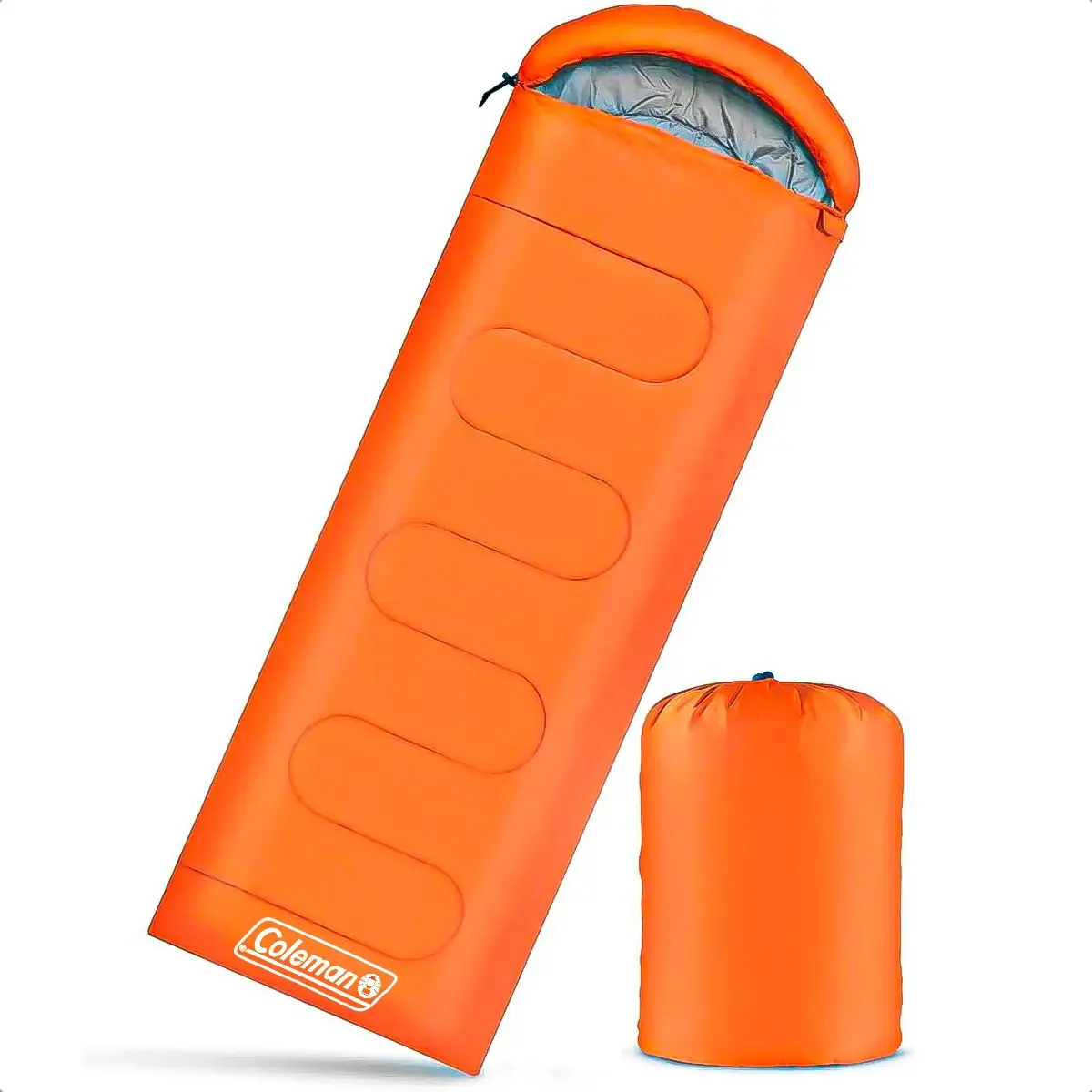 Saco de dormir Saco de dormir Camping Coleman Saco de dormir adulto 12°C Saco de dormir Coleman Orange Sacos de dormir térmicos de acampamento Saco de dormir frio Saco de dormir de acampamento