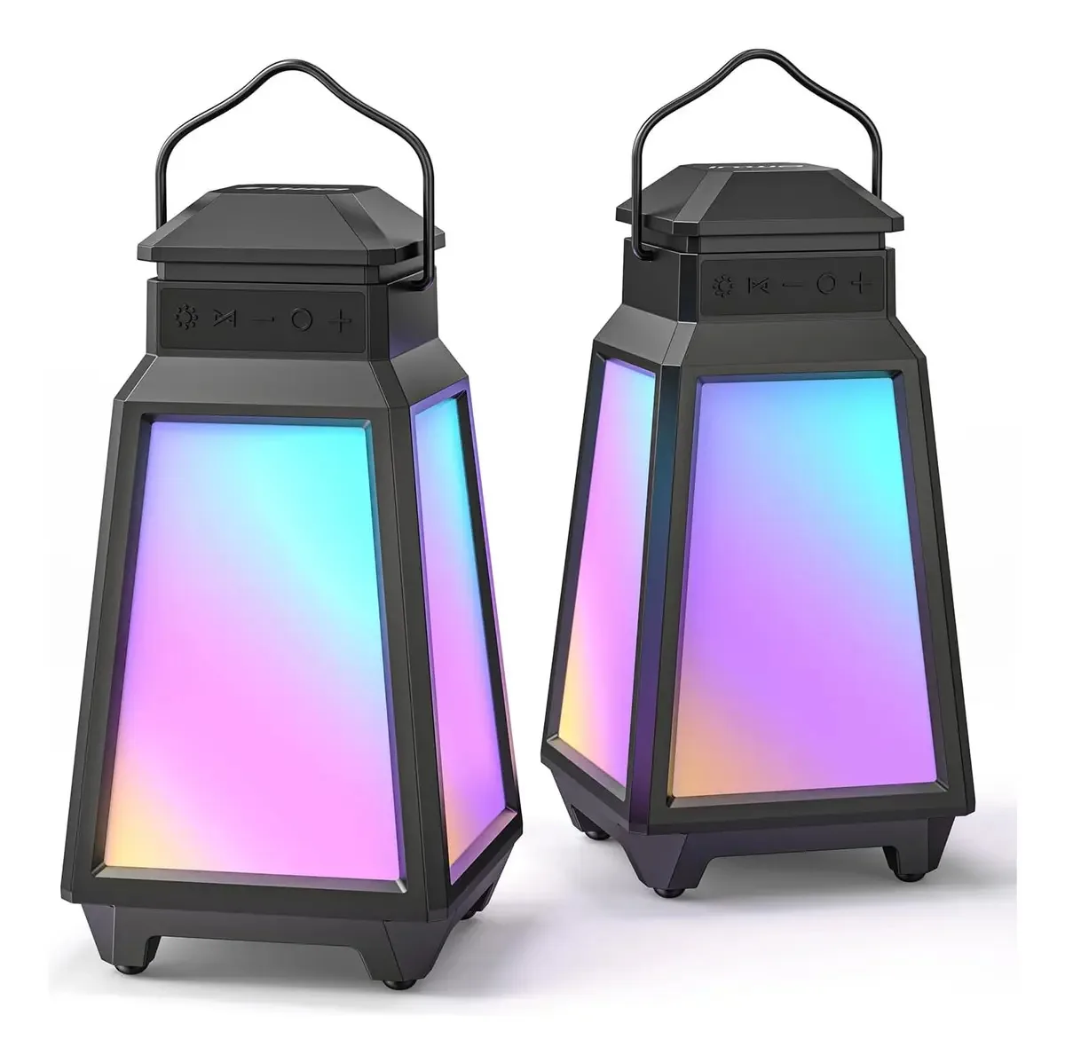 Alto-falantes Bluetooth externos Inwa, Ina Color 3600mah Sync + 6 modos de iluminação