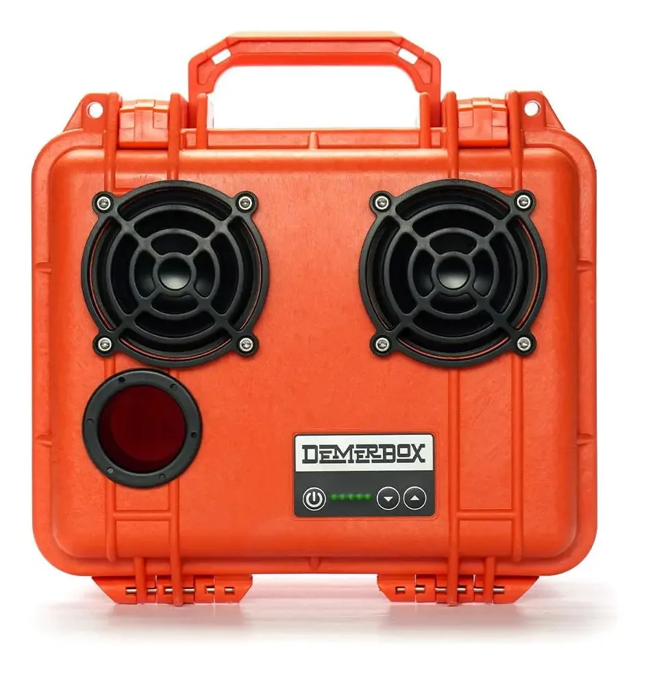 Demerbox: alto-falantes Bluetooth externos impermeáveis Color Barrow Black