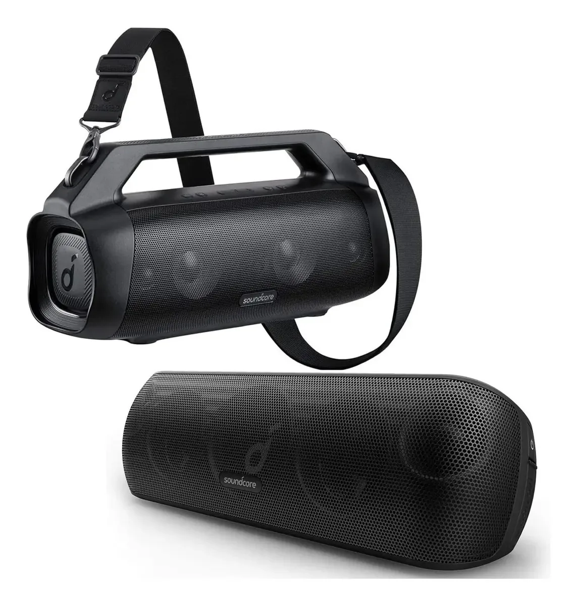 Caixa de Som Portátil Anker Motion Boom Plus Bluetooth, Som Estéreo de 80W