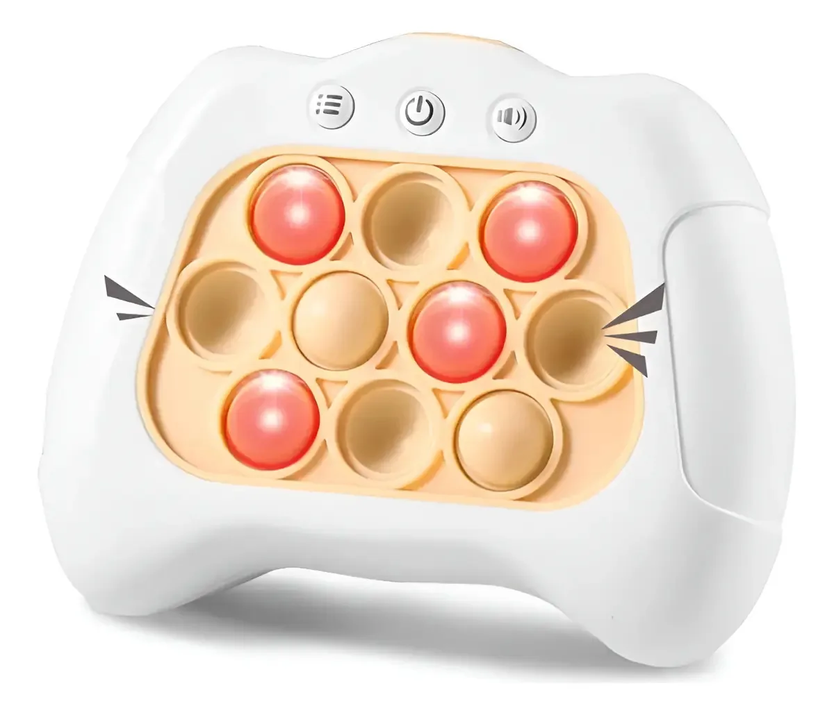 Conjunto de brinquedos Pop-it Sensory Fidget, brinquedo branco