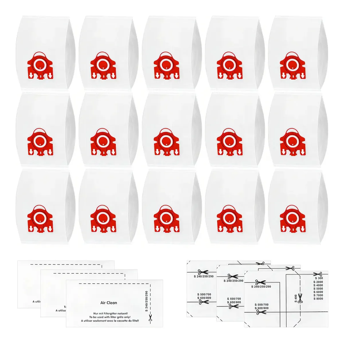 Khotilong Fjm - Sacos para aspirador compatíveis com Miele
