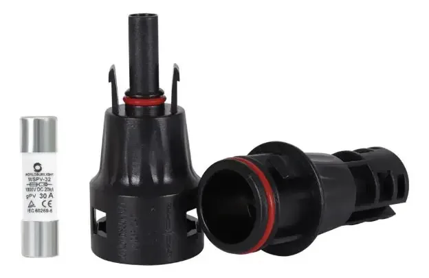 Conector Mc4 Com Fusível 30a Inline Energia Solar