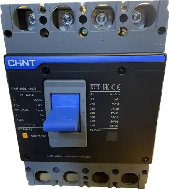 Interruptor compacto tetrapolar 400a 12KV