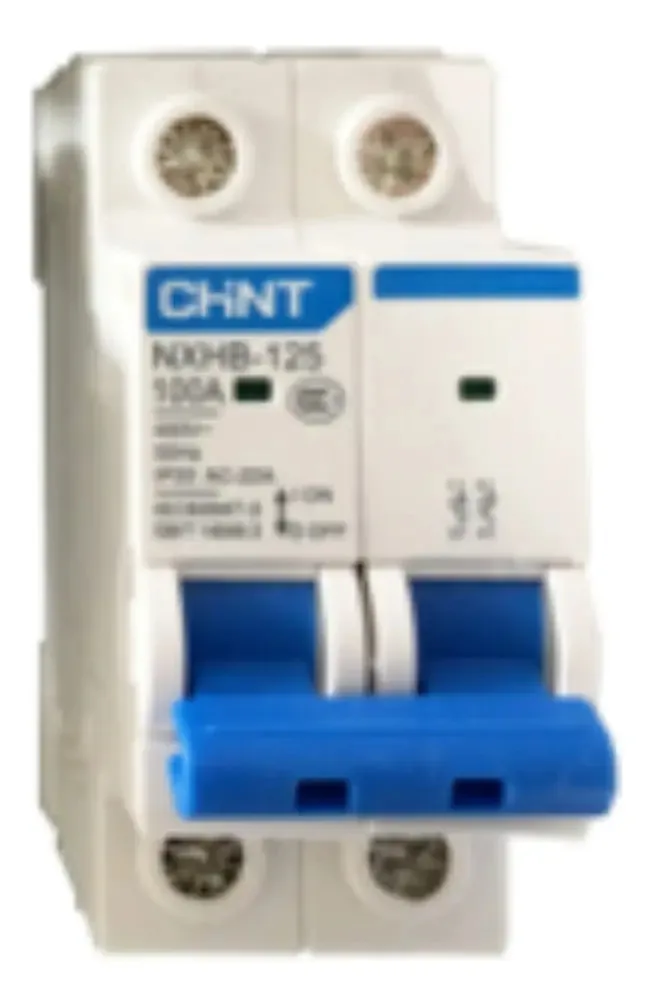 Chave térmica termomagnética bipolar Chint 2x80a