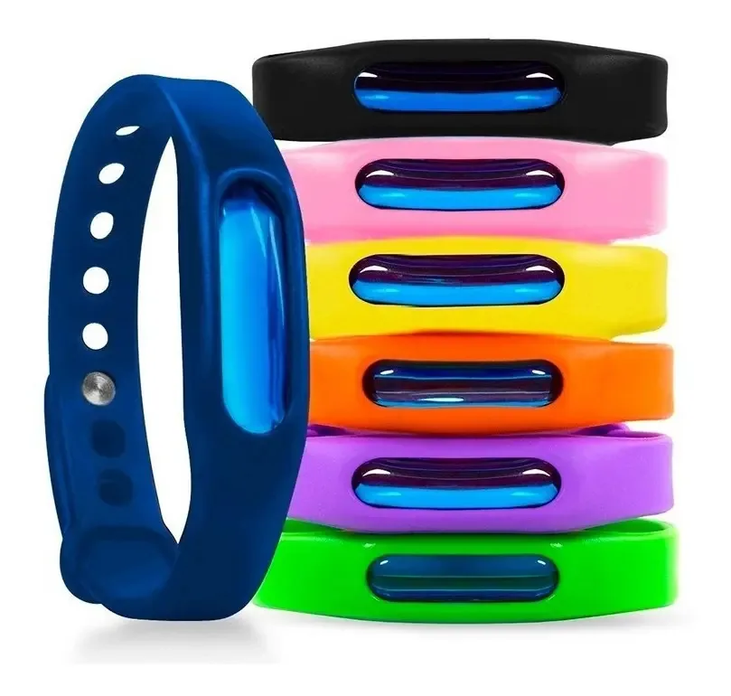 Pulseira, broche anti-mosquito - cores de insetos