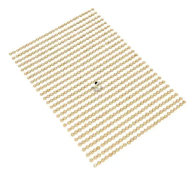 Adesivo Chaton Strass Creme 3mm 1404 Unidades