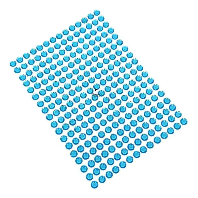 Adesivo Chaton Strass Azul 6mm 504 Unidades Art E Montagem Artesanato
