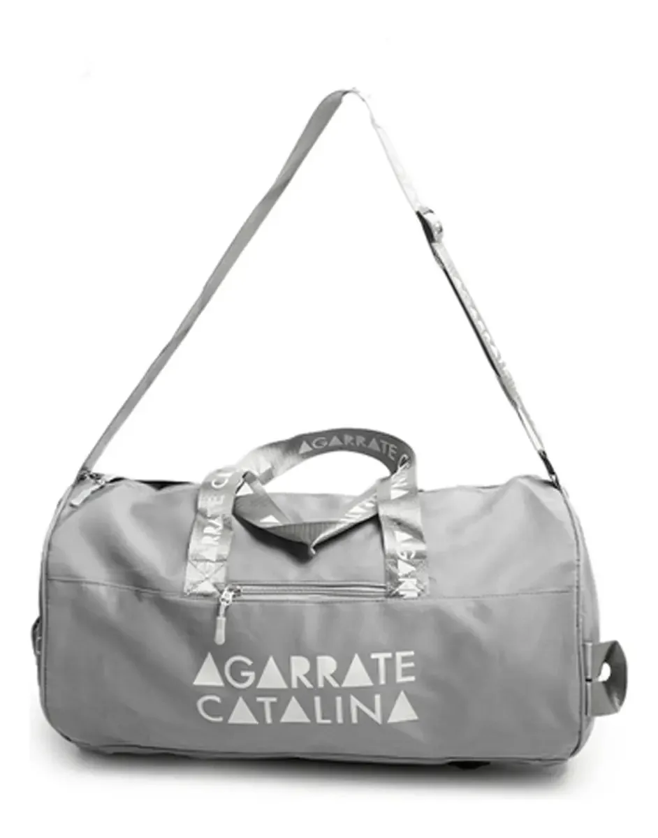 Bolsa esportiva de viagem, academia, bagagem leve, unissex, colorida, cinza, lisa