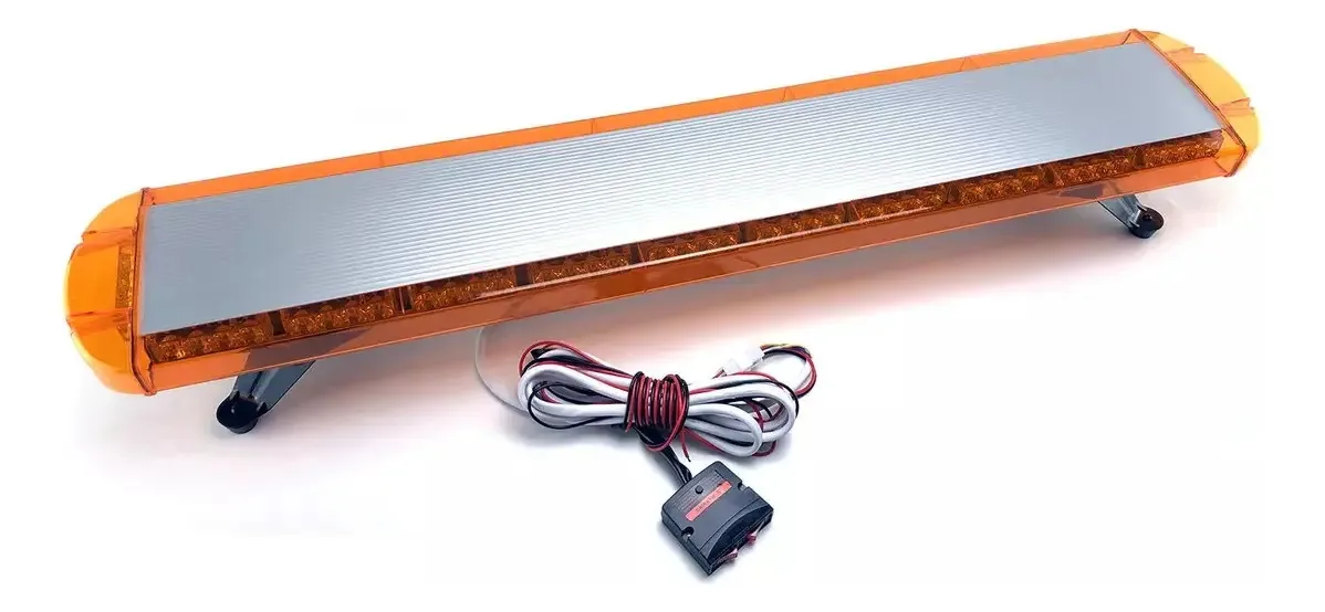 Luz de teto LED estroboscópica de cor âmbar 1,20 cm x 30 cm