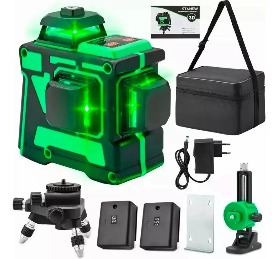 Ferramenta vertical de nível Qp a laser Horizon 3d Lines 12 linhas