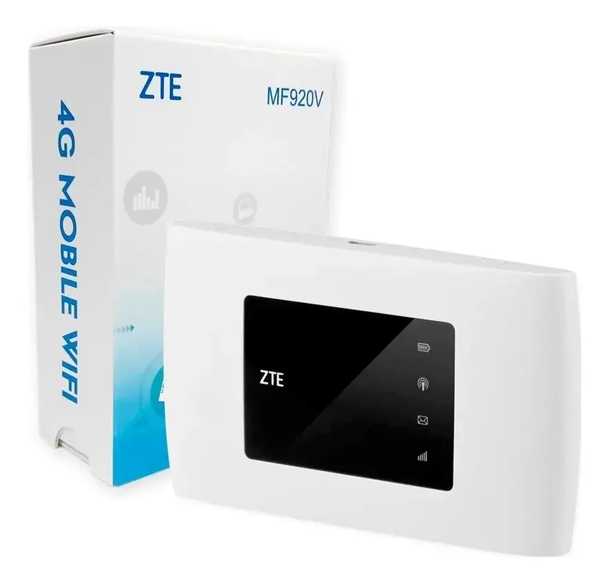 Ponto de acesso Wi-Fi para modem de viagem portátil ZTE 4G branco