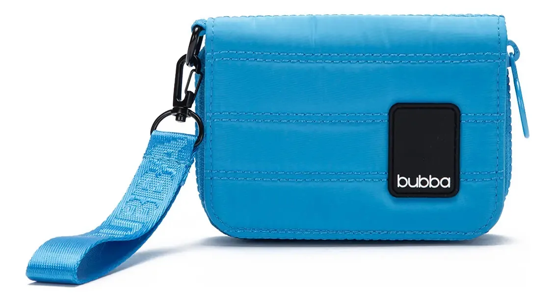 Carteira Bubba Essentials Carteiras de couro sintético azul com design suave