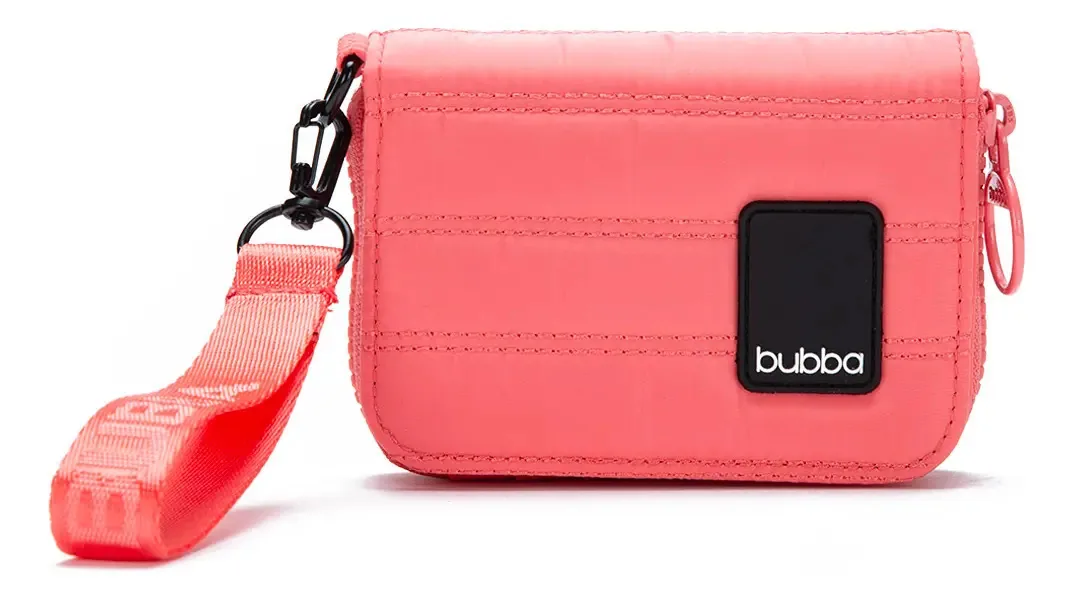 Carteira Bubba Essentials Carteiras de couro sintético rosa com design suave