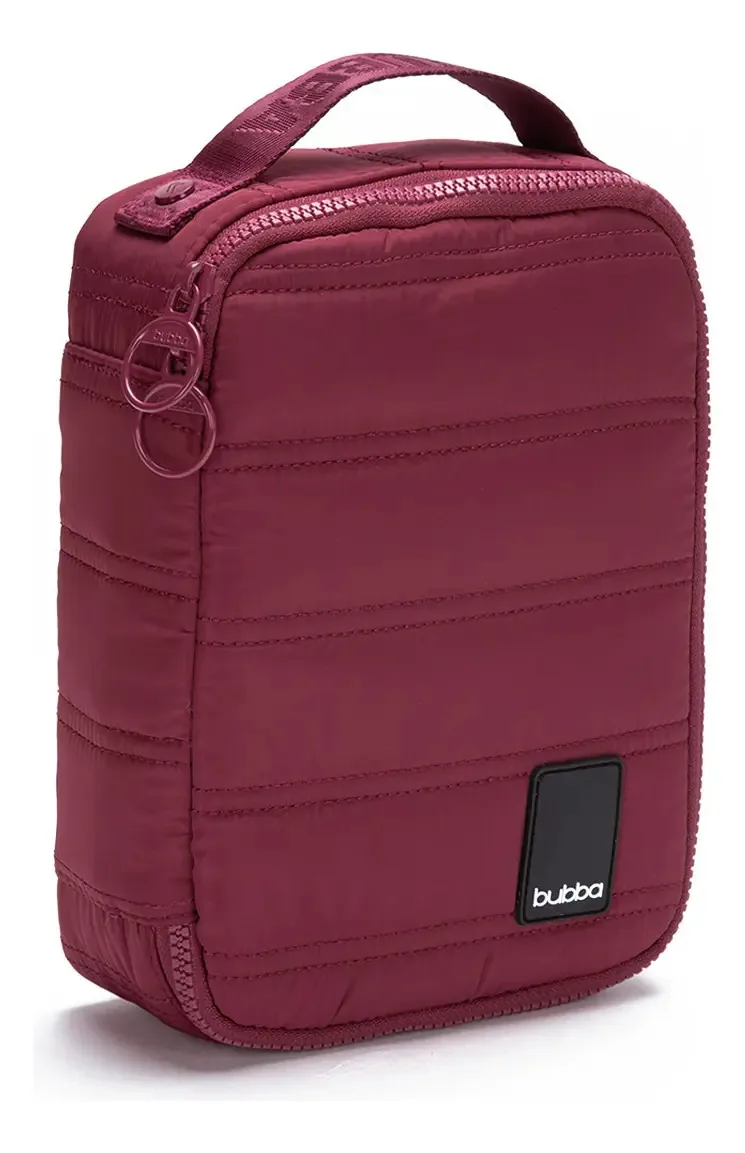 Bolsa de higiene feminina Bubba Essentials — Bolsa de higiene lisa com design bordô