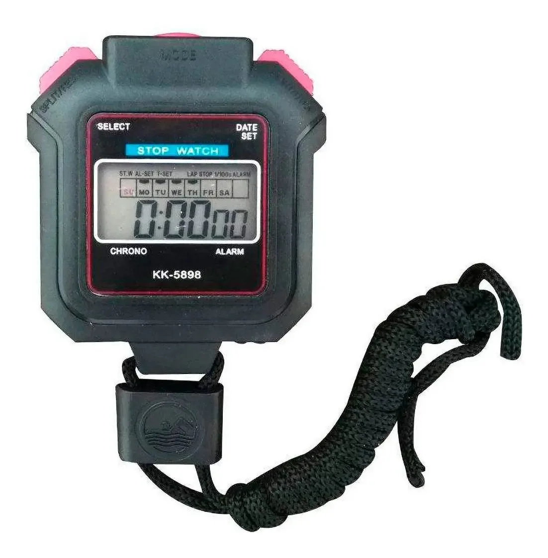 Cronômetro esportivo e temporizador digital portátil Azar Color Kk-5898