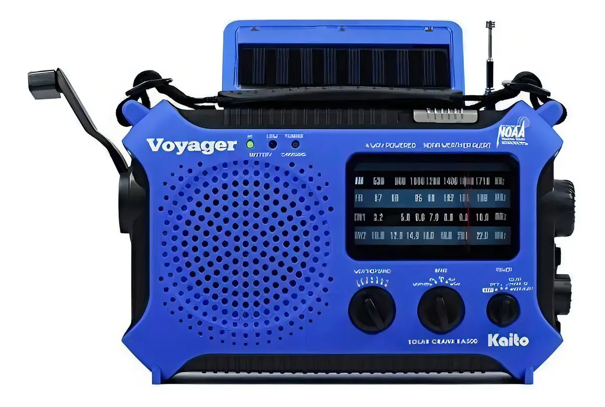 Rádio Kaito KA500 AM/FM/SW Azul