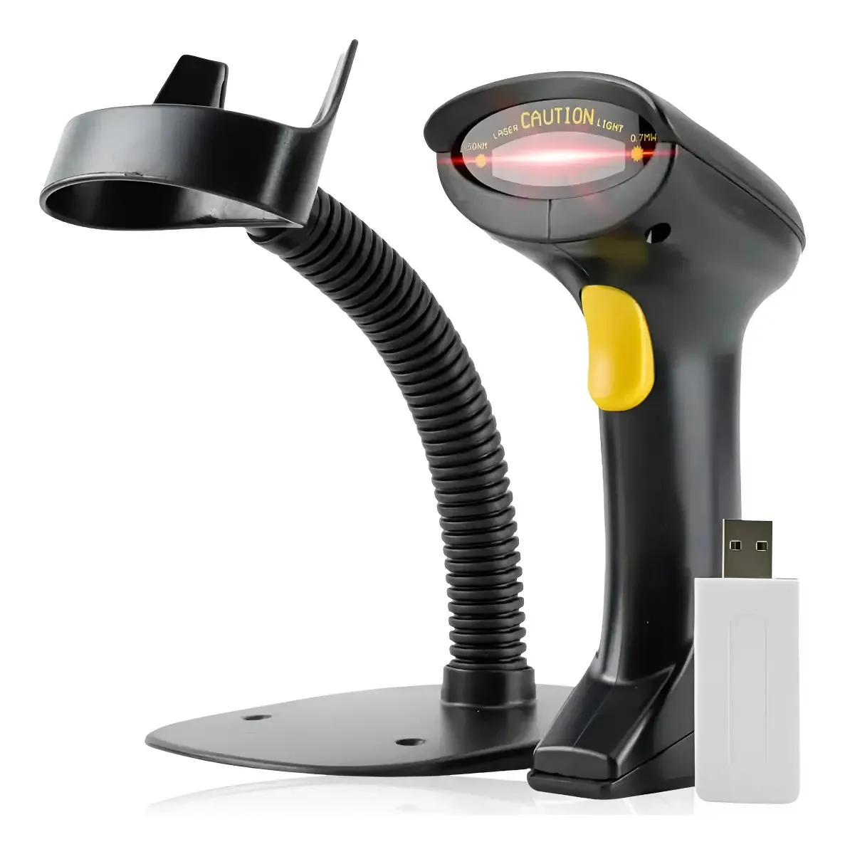 Leitor Sem Fio De Código De Barras Recarregável Scanner