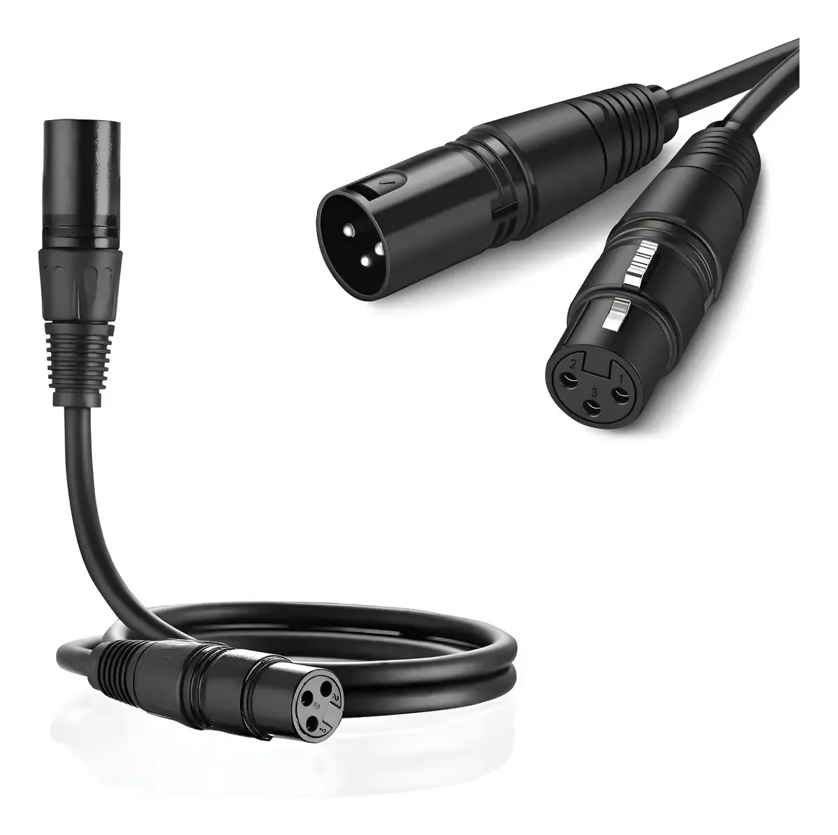 Cabo Xlr Balanceado P/ Phantom Power Microfone Bm800