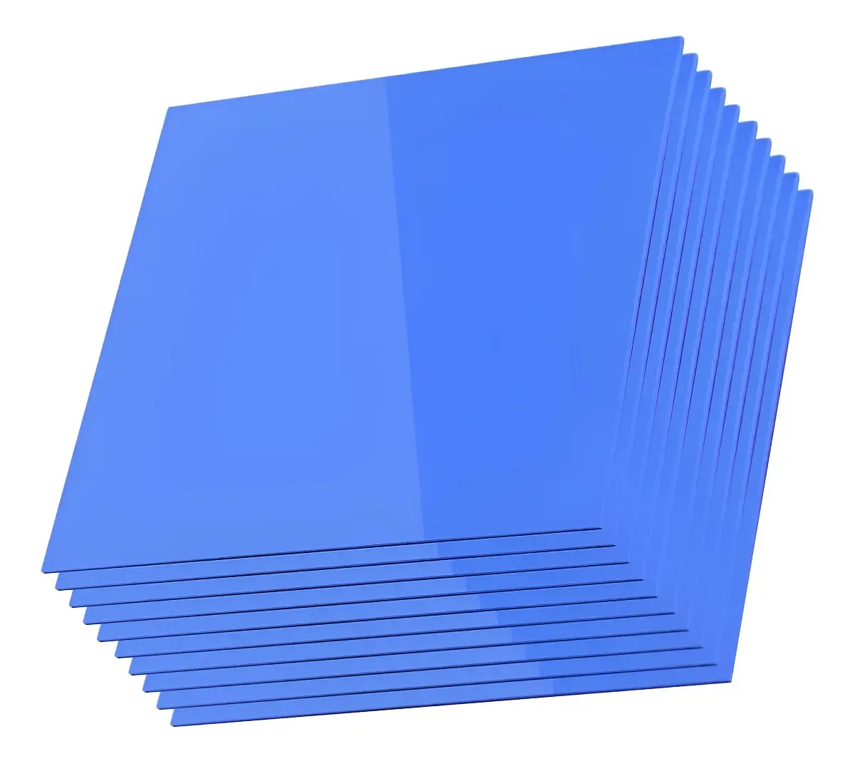 Kit 10x Thermal Pad Almofada Térmica 10cm x 10cm (100mm x 100mm) x 0.5mm Para BGA VGA VRM Mosfets Chipsets Playstation 2 3 4 5 Xbox 360 One Series S X Computador Notebook Celular Compatível